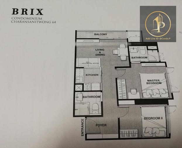 picture 🎈#MT2607_024 🎈💥Urgent💥 Guaranteed availability! Click quickly before it's gone‼️ For Rent 22k.🔥 Brix Condo Charansanitwong 64 - 11/16