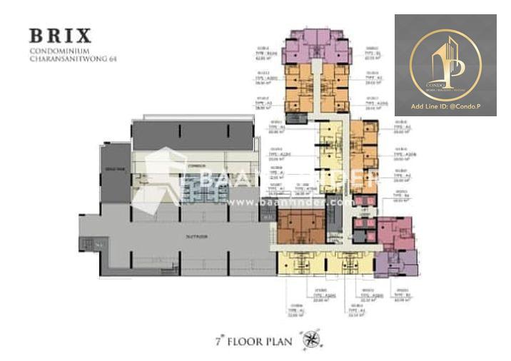 picture 🎈#MT2607_024 🎈💥Urgent💥 Guaranteed availability! Click quickly before it's gone‼️ For Rent 22k.🔥 Brix Condo Charansanitwong 64 - 14/16