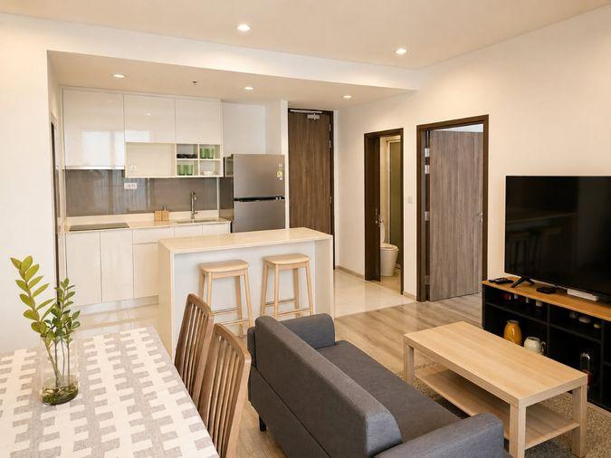 รูป IDEO Mobi Sukhumvit 66 ปล่อยเช่า ห้องโปร่งสบาย ตกแต่งสวย เปิดรับแสงธรรมชาติ พร้อมวิวมุมสูง 2 ห้องนอน 2 ห้องน้ำ - รูปที่ 1/8