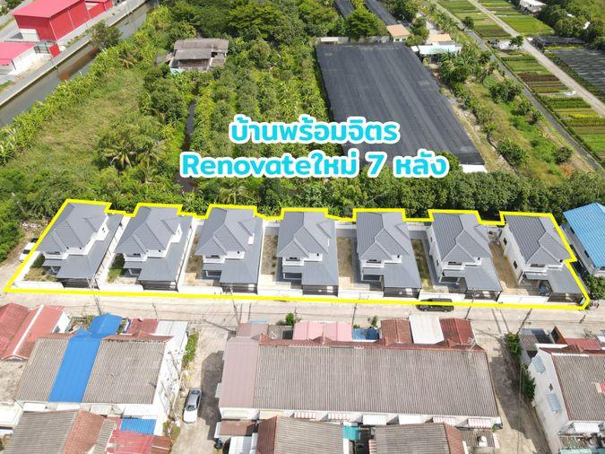 รูป ขายบ้านเดี่ยว หมู่บ้านพร้อมจิตร รีโนเวทใหม่ 7 หลัง ซอยวัดพระเงิน บางใหญ่ นนทบุรี - รูปที่ 34/35