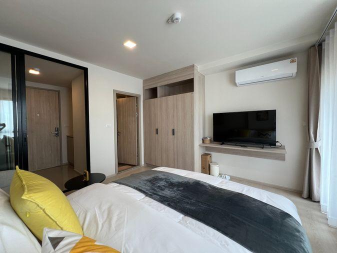 รูป Dcondo Vivid Rangsit | 1 ห้องนอน ให้เช่า ตกแต่งสวย ดูอบอุ่น น่าอยู่ ทำเลดี หน้าม.กรุงเทพ  - รูปที่ 4/5