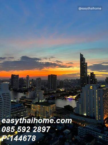 picture P-144678 ðĒ Condo for Rent River View Near BTS Surasak | State Tower Project, 30th Floor Line: @easythaihome 085-592-2897 - 5/23