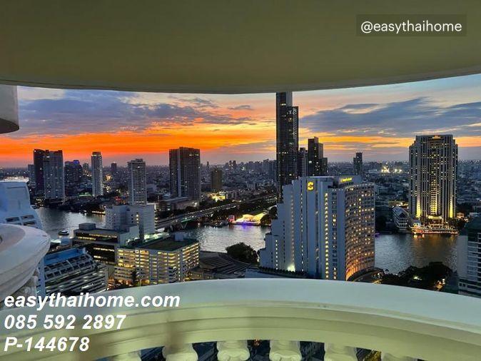 picture P-144678 ðĒ Condo for Rent River View Near BTS Surasak | State Tower Project, 30th Floor Line: @easythaihome 085-592-2897 - 10/23