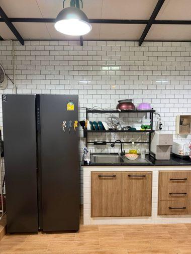 รูป 🔥ขาย ทาวน์โฮม 2 ชั้น GUSTO RATCHAPRUEK - RAMA 5 แปลงมุม  ต่อเติมเต็มหลังคาและปูกระเบื้องหน้า-หลัง แถมเฟอร์นิเจอร์และแอร์ใหม่ 3 ตัว พร้อมเข้าอยู่ - รูปที่ 6/19
