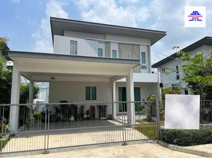 รูป 🔥ขาย บ้านเดี่ยวพร้อมเข้าอยู่ หมู่บ้านพฤกษ์ลดา ราชพฤกษ์ 345 ใกล้สโมสรและสวนใหญ่ ปูพื้นใหม่โทนอบอุ่น ฟรีโอน ฟรีแอร์ - รูปที่ 1/6