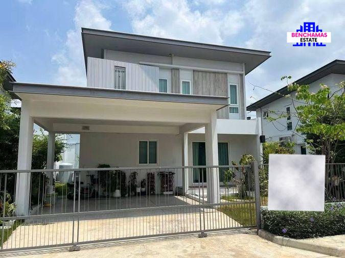 รูป 🔥ขาย บ้านเดี่ยวพร้อมเข้าอยู่ หมู่บ้านพฤกษ์ลดา ราชพฤกษ์ 345 ใกล้สโมสรและสวนใหญ่ ปูพื้นใหม่โทนอบอุ่น ฟรีโอน ฟรีแอร์ - รูปที่ 1/6