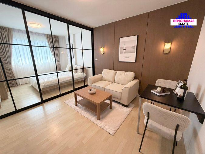 รูป 🌳ขาย ดีคอนโด รามอินทรา D condo Ramindra ดีคอนโด รามอินทรา ทำเลใจกลางติดถนนใหญ่ ใกล้รถไฟฟ้าสายสีชมพู✨สถานีมัยลาภ เพียง 300 เมตร - รูปที่ 5/7