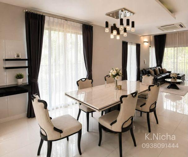 รูป HR3577ให้เช่าบ้านเดี่ยวหรู 3 ชั้น 400 ตร.ม. หมู่บ้านลุมพินี สวนหลวง ร.9 ใกล้โรงเรียนนานาชาติ ICS / TSIS - รูปที่ 6/23