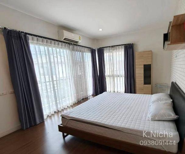 รูป HR3577ให้เช่าบ้านเดี่ยวหรู 3 ชั้น 400 ตร.ม. หมู่บ้านลุมพินี สวนหลวง ร.9 ใกล้โรงเรียนนานาชาติ ICS / TSIS - รูปที่ 9/23