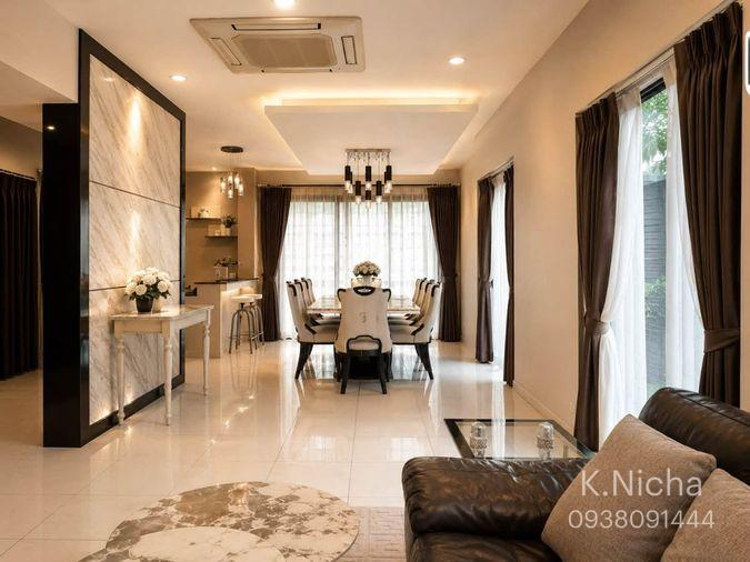 รูป HR3577ให้เช่าบ้านเดี่ยวหรู 3 ชั้น 400 ตร.ม. หมู่บ้านลุมพินี สวนหลวง ร.9 ใกล้โรงเรียนนานาชาติ ICS / TSIS - รูปที่ 4/23