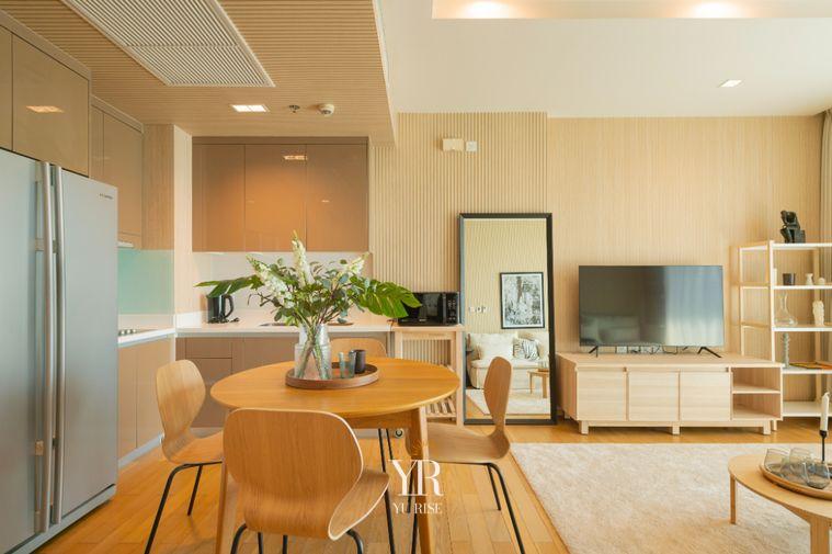 รูป SIRI at Sukhumvit 2 Bed แต่งครบมินิมอลญี่ปุ่น ห้องโปร่งรับลมวิวแม่น้ำทิศใต้ มีอ่างอาบน้ำ ห้องจริงสวยพร้อมเข้าอยู่ - รูปที่ 5/17