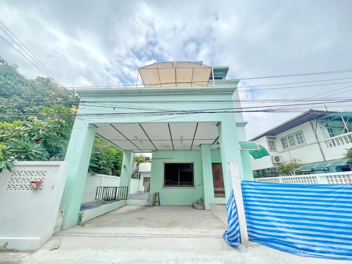 รูป HK0213♛บ้านเดี่ยว ให้เช่า 4 ห้องนอน⚝รัชดา-สุทธิสาร♜MRTสุทธิสาร∞099-5919653,065-9423251▚Line@sureresidence - รูปที่ 1/8