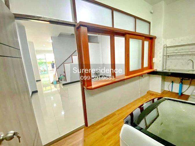 รูป HK0151♛ทาวน์โฮม 4 ห้องนอน ให้เช่า⚝ห้วยขวาง♜MRT ห้วยขวาง∞099-5919653,065-9423251▚Line@sureresidence - รูปที่ 6/11