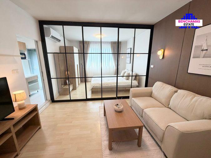 รูป 🌳ขาย ดีคอนโด รามอินทรา D condo Ramindra ดีคอนโด รามอินทรา ทำเลใจกลางติดถนนใหญ่ ใกล้รถไฟฟ้าสายสีชมพู✨สถานีมัยลาภ เพียง 300 เมตร - รูปที่ 4/7