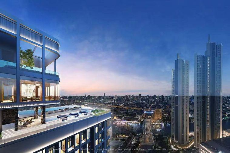 รูป RHYTHM Charoennakhon Iconic ชั้น 15 (1 Bed Plus) 43.5 ตร.ม. ทำเลทองตรงข้าม ICONSIAM ใกล้รถไฟฟ้า เฟอร์ครบพร้อมอยู่ - รูปที่ 9/9