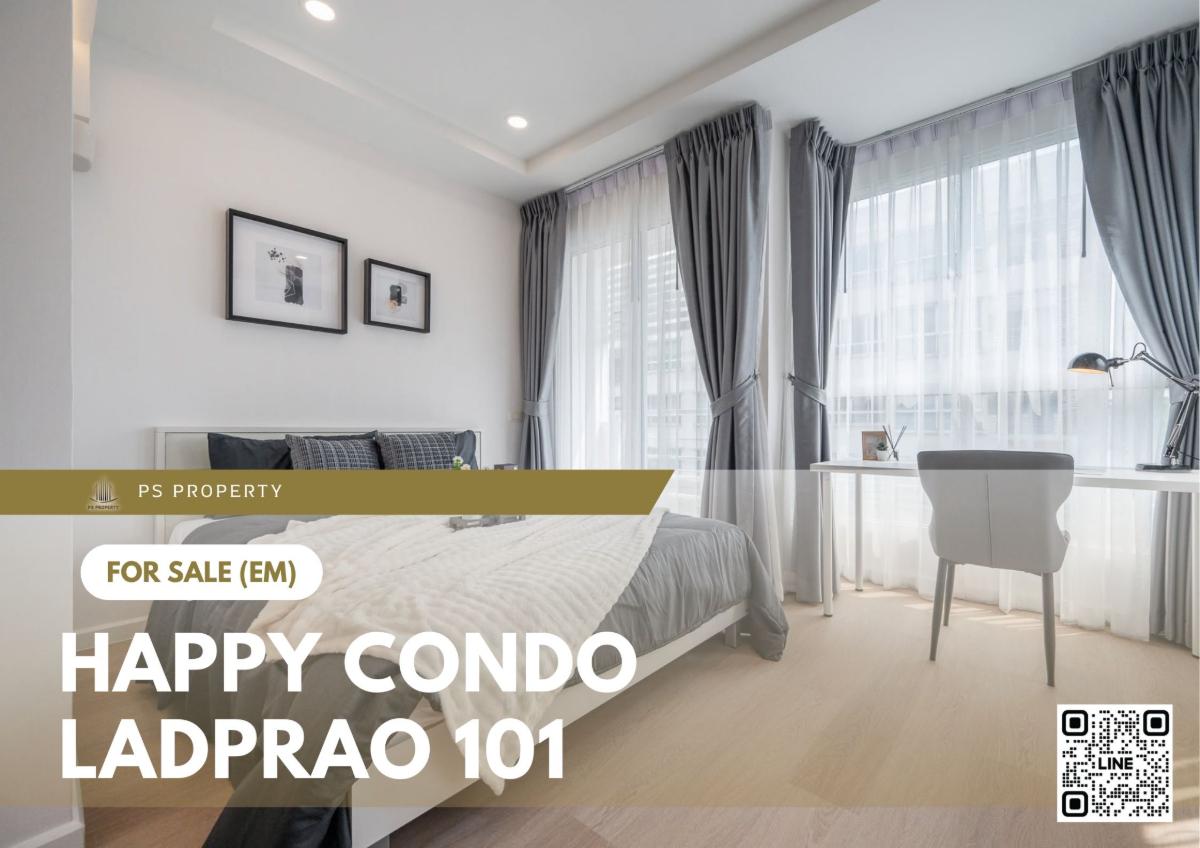 รูป ขายด่วน 🔥 Happy Condo Ladprao 101 🔥 2 ห้องนอน 2 ห้องน้ำ ทำเลดี ติดถนนลาดพร้าว 101 - รูปที่ 1/11
