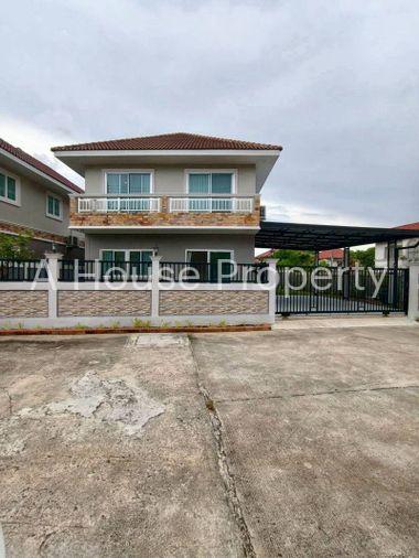 รูป ขายบ้านเดี่ยวหลังมุม ศรีราชา ทำเลไร่กล้วย พื้นที่กว้าง น่าอยู่ - รูปที่ 1/17