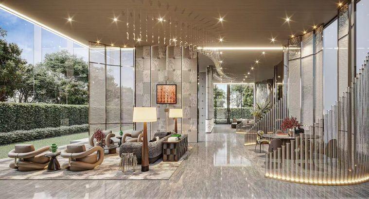 รูป RHYTHM Charoennakhon Iconic ชั้น 15 (1 Bed Plus) 43.5 ตร.ม. ทำเลทองตรงข้าม ICONSIAM ใกล้รถไฟฟ้า เฟอร์ครบพร้อมอยู่ - รูปที่ 4/9
