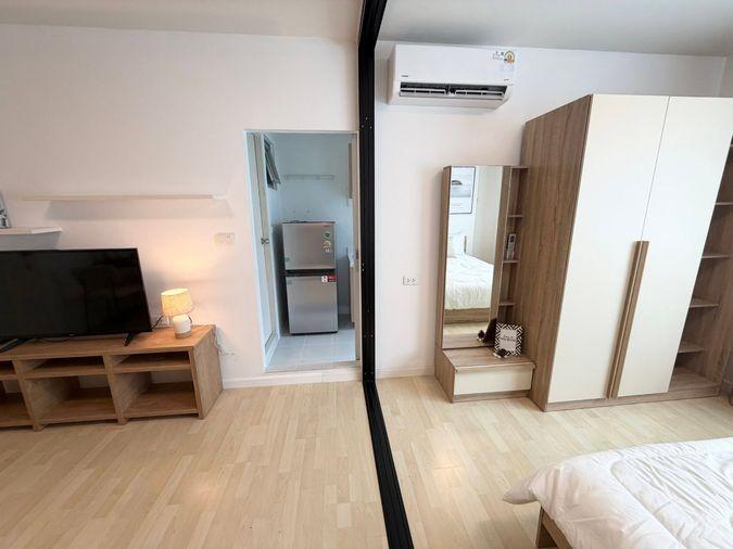 รูป 🌳ขาย ดีคอนโด รามอินทรา   D condo Ramindra ดีคอนโด รามอินทรา  ทำเลใจกลางติดถนนใหญ่ ใกล้รถไฟฟ้าสายสีชมพู✨สถานีมัยลาภ เพียง 300 เมตร - รูปที่ 2/7
