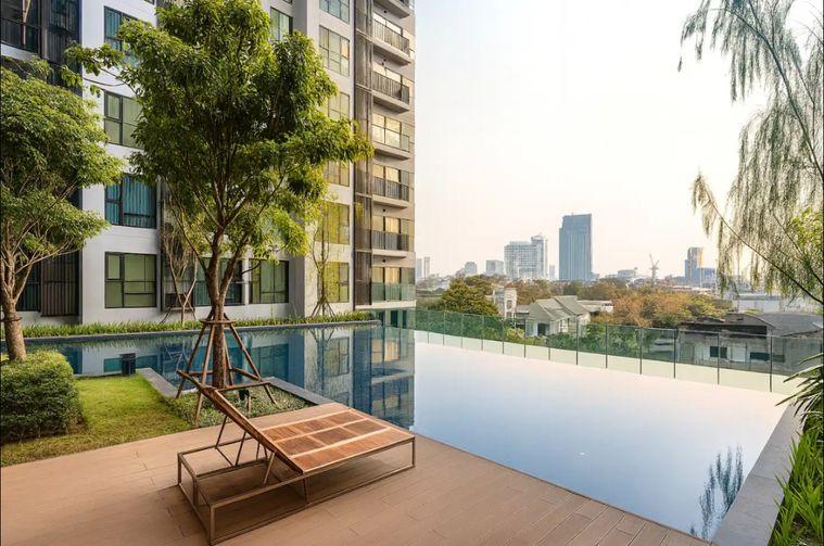 รูป Rhythm Sukhumvit 36-38 ห้อง 1 นอน แต่งครบเฟอร์ฯ จัดเต็ม โซฟาใหญ่นั่งสบาย ระเบียงกว้างวิวเปิดโล่ง หิ้วกระเป๋าเข้าอยู่เลย - รูปที่ 15/21