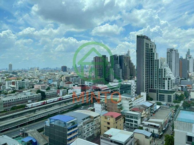 รูป 🏙️ ทิศเหนือไม่ร้อนแดด ชั้นสูงวิวเมืองฉ่ำ! ปล่อยเช่า Teal Sathorn - Taksin ใกล้สถานีรถไฟฟ้า 🚝 - รูปที่ 3/10