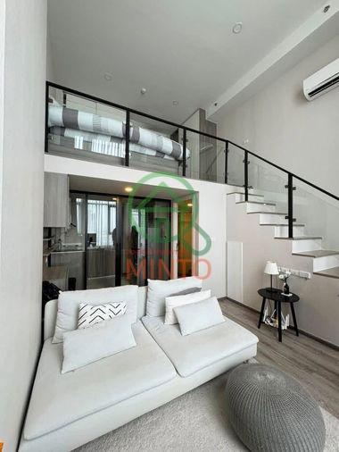 รูป 🚀 ประเดิมความหรูหราชั้นบนสุด! ปล่อยเช่า Knightsbridge Kaset Society ห้อง Duplex 2 ชั้น วิวเมืองแบบพาโนรามา 🏙️ - รูปที่ 1/9