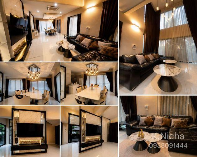 รูป HR3577ให้เช่าบ้านเดี่ยวหรู 3 ชั้น 400 ตร.ม. หมู่บ้านลุมพินี สวนหลวง ร.9 ใกล้โรงเรียนนานาชาติ ICS / TSIS - รูปที่ 5/23