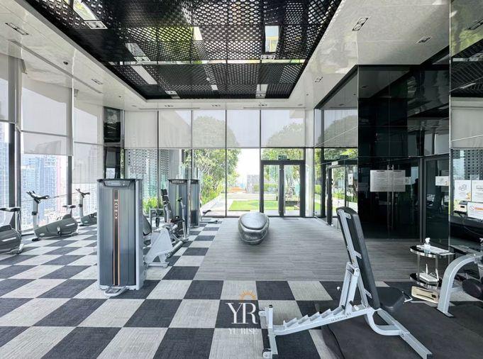 รูป Rhythm Sukhumvit 36-38 ห้อง 1 นอน แต่งครบเฟอร์ฯ จัดเต็ม โซฟาใหญ่นั่งสบาย ระเบียงกว้างวิวเปิดโล่ง หิ้วกระเป๋าเข้าอยู่เลย - รูปที่ 9/21