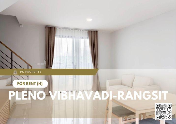 รูป ทาวน์เฮ้าส์ให้เช่า ✨ Pleno Vibhavadi-Rangsit ✨ 3 ห้องนอน 2 ห้องน้ำ บ้านใหม่ พร้อมเข้าอยู่ - รูปที่ 1/11