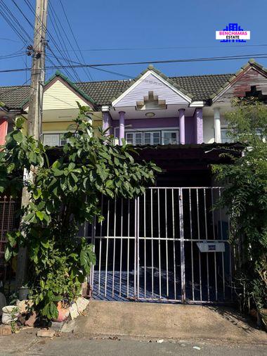 รูป ✅ ขาย บ้านทาวน์เฮ้าส์ หมู่บ้านมโนรมย์ 4 ซ.เลียบคลองสอง 19 ทำเลดี ใกล้ซาฟารีเวิลด์ เดินทางสะดวก มีรถสองแถวผ่านหน้าบ้าน📍 - รูปที่ 1/9