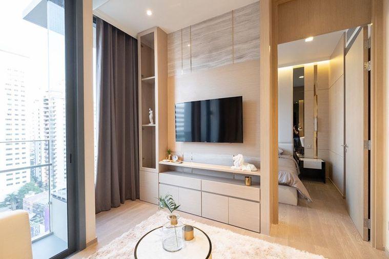 รูป ห้องว่าง* ✅ ✅ ให้เช่า - The ESSE Asoke , Super Luxury 1 ห้องนอน พร้อมเข้าอยู่ ติดต่อไลน์ @bktasset โทร 095-325-8928 - รูปที่ 4/13