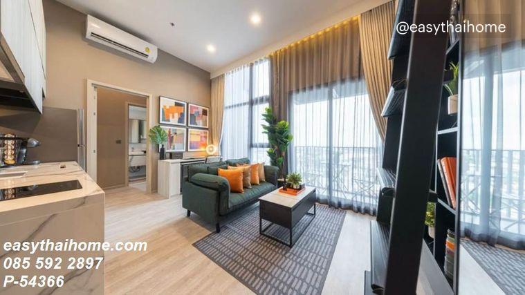 รูป P-54366 📢 เช่าคอนโดห้องมุม ไซต์ 1 นอน วิวโค้งน้ำบางกระเจ้า | กับโครงการ เดอะไลน์ สุขุมวิท 101 ใกล้ BTS ปุณณวิถี Line: @easythaihome 085-592-2897 - รูปที่ 8/12