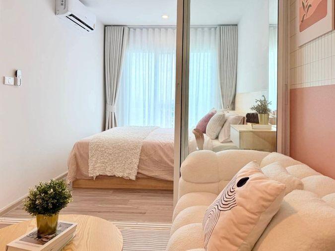 รูป ให้เช่าคอนโด Regent Home Bangna ตึกใหม่ ชั้นสูง วิวแม่น้ำ ห้องกั้นแยกเป็นสัดส่วน (Rt-01) - รูปที่ 3/10