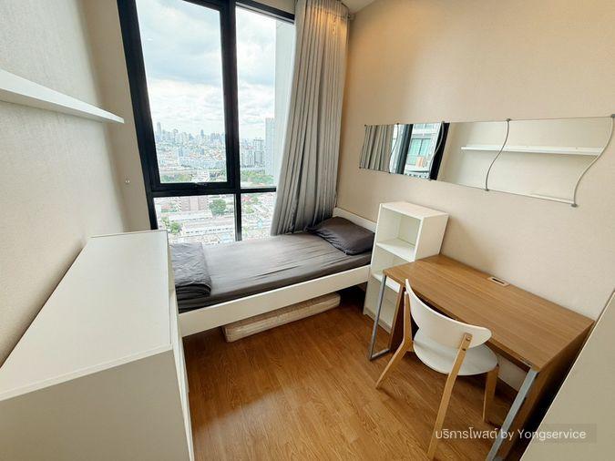 รูป Call : 063-859-5545 Condo Q House Sukhumvit 79 ติดรถไฟฟ้า BTS อ่อนนุช ห้องมุม 44.5 ตารางเมตร 2 ห้องนอน ชั้น26 ตกแต่งครบ - รูปที่ 5/13