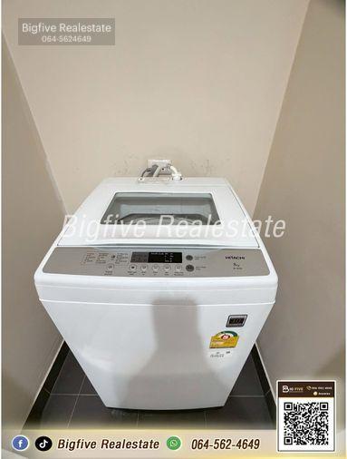 picture A69-064 ✨ Condo for Rent: Plum Condo Central, 2 Bedrooms, Beautiful View, Washing Machine - 13/14