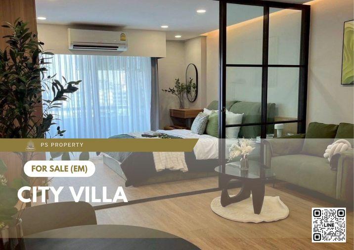 รูป ขายด่วน 🔥 City Villa 🔥 เฟอร์นิเจอร์ และ เครื่องใช้ไฟฟ้าครบ ใกล้ BTS  - รูปที่ 1/20