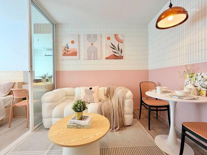 รูป ให้เช่าคอนโด Regent Home Bangna ตึกใหม่ ชั้นสูง วิวแม่น้ำ ห้องกั้นแยกเป็นสัดส่วน (Rt-01) - รูปที่ 2/10