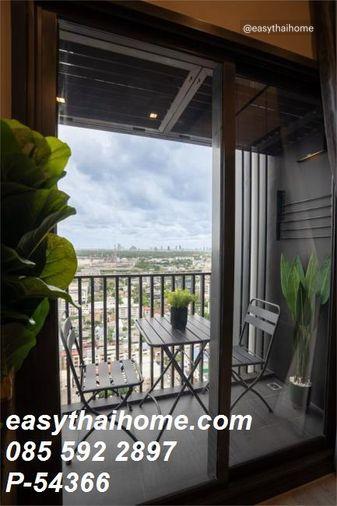 รูป P-54366 📢 เช่าคอนโดห้องมุม ไซต์ 1 นอน วิวโค้งน้ำบางกระเจ้า | กับโครงการ เดอะไลน์ สุขุมวิท 101 ใกล้ BTS ปุณณวิถี Line: @easythaihome 085-592-2897 - รูปที่ 6/12