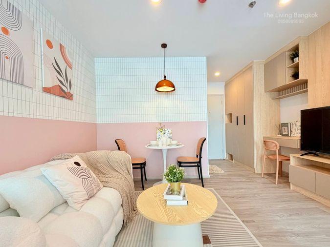 รูป ให้เช่าคอนโด Regent Home Bangna ตึกใหม่ ชั้นสูง วิวแม่น้ำ ห้องกั้นแยกเป็นสัดส่วน (Rt-01) - รูปที่ 1/10