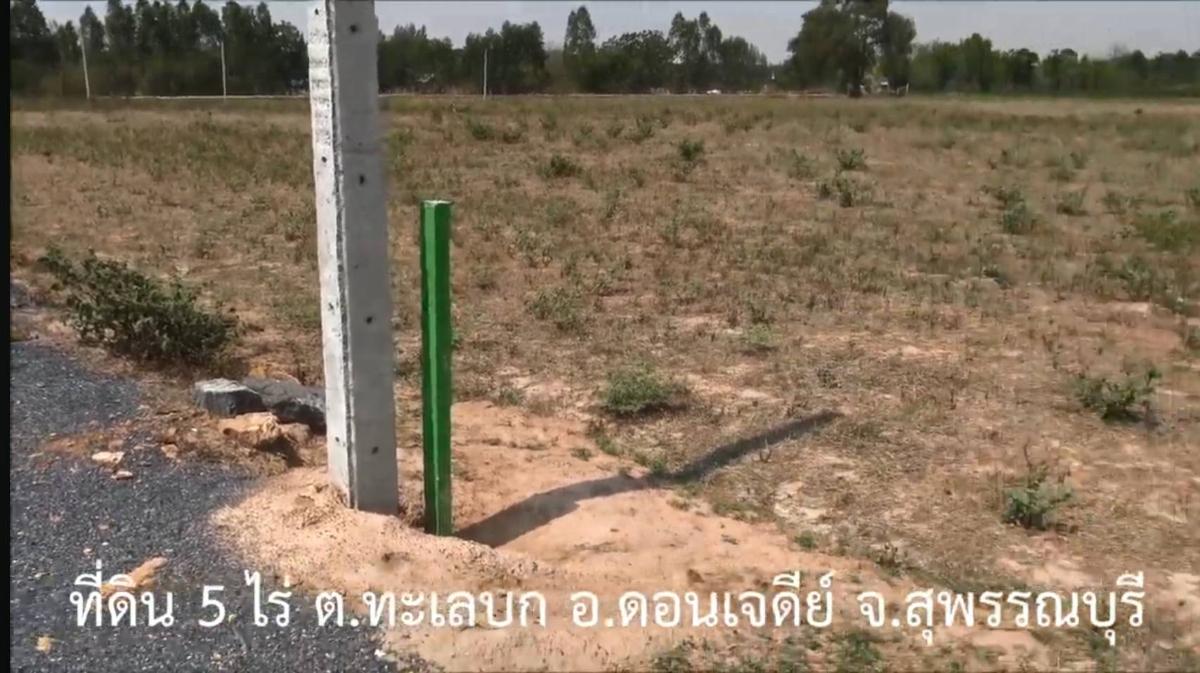 รูป ขายที่ดิน 5 ไร่ ขาย 1.2 ลบ. ต.ดอนเจดีย์ ต.ทะเลบก จ.สุพรรณบุรี - รูปที่ 2/5