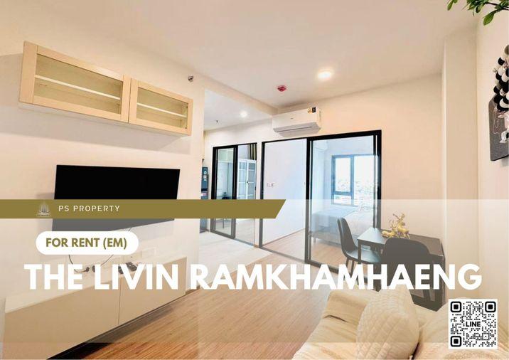 รูป ให้เช่า 🔥 The Livin Ramkhamhaeng 🔥 เฟอร์นิเจอร์ และ เครื่องใช้ไฟฟ้าครบ ใกล้ MRT ลำสาลี - รูปที่ 1/17