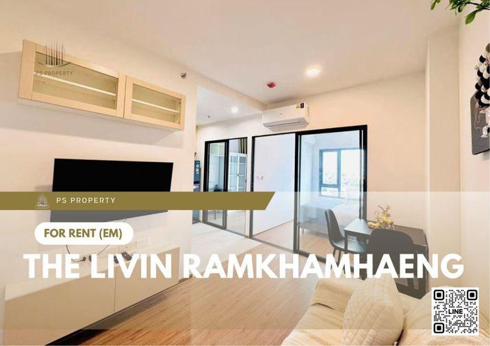 รูป ให้เช่า 🔥 The Livin Ramkhamhaeng 🔥 เฟอร์นิเจอร์ และ เครื่องใช้ไฟฟ้าครบ ใกล้ MRT ลำสาลี - รูปที่ 1/17