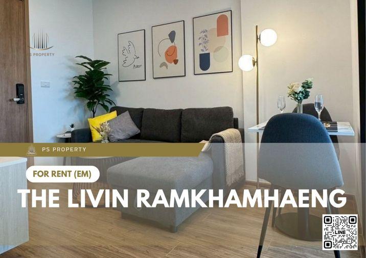 รูป ให้เช่า ✨ The Livin Ramkhamhaeng ✨ ใกล้ MRT Interchange ลำสาลี เฟอร์นิเจอร์ และ เครื่องใช้ไฟฟ้าครบ - รูปที่ 1/15