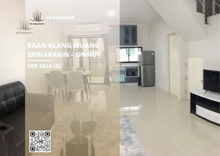 รูป บ้านเดี่ยวขายด่วน 📍 Baan Klang Muang Srinakarin – Onnut 📍 3 ห้องนอน 3 ห้องน้ำ ใกล้ทางพิเศษศรีรัช - รูปที่ 1/10