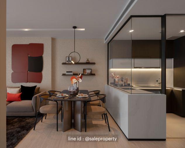 รูป The Room Sukhumvit 38 ราคาตรงโครงการ แต่งครบ ฟรีค่าใช้จ่าย 2 ห้องนอน 79 ตรม. - รูปที่ 3/8