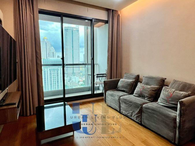 รูป ( UL2607051 ) Tel/Line 096-247-9369✨ให้เช่า ดิ แอดเดรส สาทร, 1 ห้องนอน, 1 ห้องน้ำ , ขนาด 46 ตร.ม. ชั้นสูง, ราคาพิเศษ!! - รูปที่ 2/10