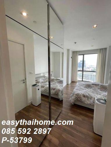 รูป P-53799 คอนโดให้เช่า ชั้น 12A วิวเมือง The Room Sukhumvit 62 : ใกล้ BTS ปุณณวิถี Line ID: @easythaihome 085-592-2897 - รูปที่ 2/12