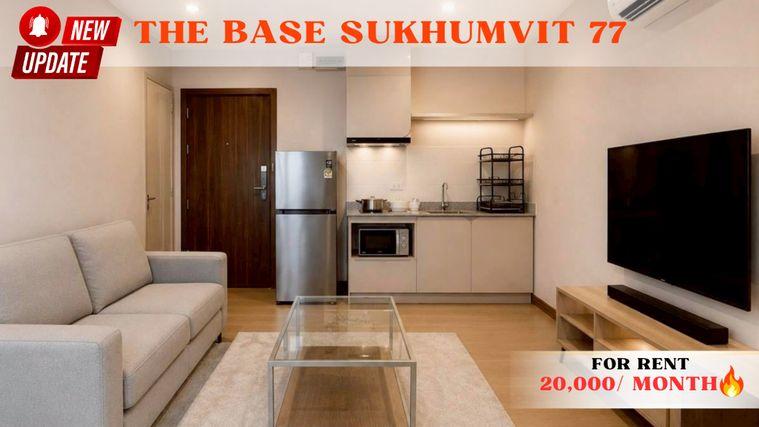 รูป 🍀🍀Beautiful condo 🌸 ให้เช่า📌เดอะ เบส สุขุมวิท 77 (Line:@rent2022) ห้องสวย พร้อมเข้าอยู่ 🔖A03899 - รูปที่ 1/10