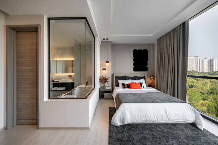 รูป The Room Sukhumvit 38 ราคาตรงโครงการ เฟอร์ครบ ฟรีค่าใช้จ่าย  2 ห้องนอน 79 ตรม.  - รูปที่ 6/8