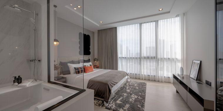 รูป The Room Sukhumvit 38 ราคาตรงโครงการ เฟอร์ครบ ฟรีค่าใช้จ่าย  2 ห้องนอน 79 ตรม.  - รูปที่ 4/8
